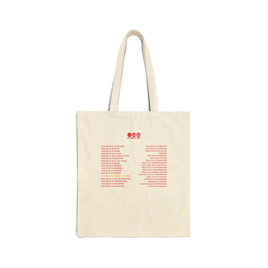 Tote Bag Beige - Édition Limitée - "BTS World Tour 2026"