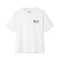 T-Shirt Oversize Blanc "BTS World Tour Paris 2026"