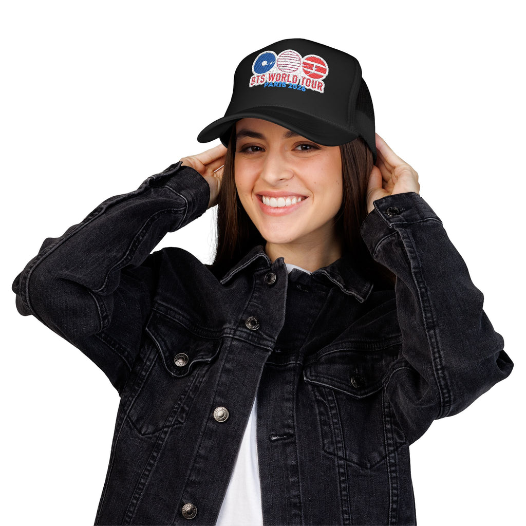 Casquette Trucker "BTS World Tour Paris 2026" – Édition Limitée