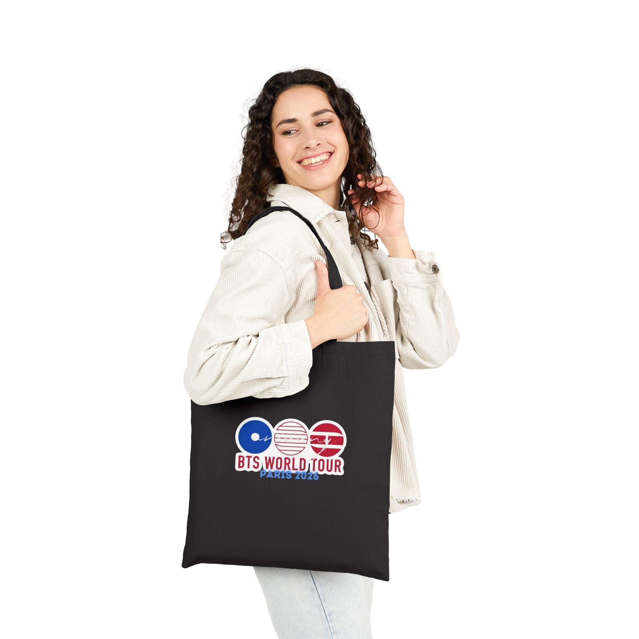 Tote Bag Noir - Édition Limitée - "BTS World Tour 2026"