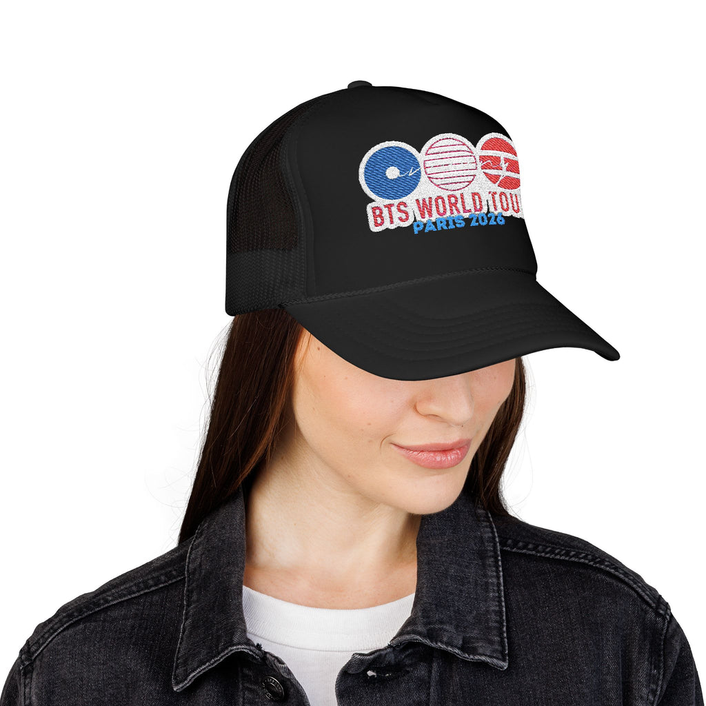 Casquette Trucker "BTS World Tour Paris 2026" – Édition Limitée
